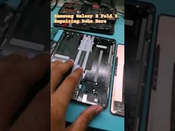 Samsung Galaxy Z Fold 3 Repairing Done Here #mobilerepair #Samsungrepair #zfold3 #professionalrepair