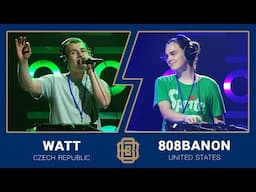 Looping World Championship 🇨🇿 Watt vs 808Banon 🇺🇸 Vocal Music Soundclash - Semi Final 2023