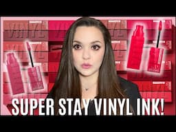 Maybelline SuperStay Vinyl Ink Liquid Lip Color! All 10 Shades: Swatches/Try On/Review/Wear Test!