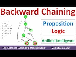 8. Proof by Backward Chaining Approach Example Propositional Logic in Artificial Intelligence