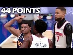 NBA 2K25 Starting 5 - 44 Points vs Knicks!