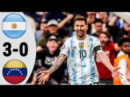 Argentina vs Venezuela 3-0 | Extended Highlight and Goals- World cup Qualified 2022 HD