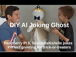 AI Halloween Ghost - Full Build, Schematics, Code - Perfect greeting for trick-or-treaters