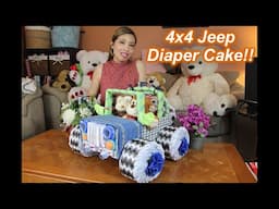 Thom's  4x4 Jeep Diaper Cake Tutorial