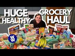 HUGE Healthy Grocery Haul For Weight Loss | Foods I Buy To Lose Weight | WeightWatchers | Meal Ideas