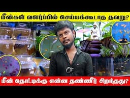 Fish Farming | மீன்கள் வளர்ப்பில் செய்யக்கூடாத தவறுகள்?🐝🐠 | Meen Valarpathu Eppadi | Aquarium Fish