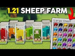 BEST 1.21 AFK SHEEP FARM [JAVA + BEDROCK]