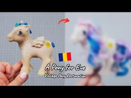 Restoring Evelyn's Vintage Little Pony (MLP G1 Starshine Austria/Germany/Romania)