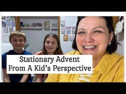 Opening a Stationary Advent With Kids | So much fun! | Hubman & Chubgirl