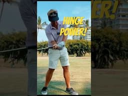 WRIST HINGE POWER! #shorts #diy #golftips #golf #golfer #short #golfswing #power #tip #videos #video