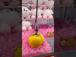 Kirby STUCK Inside of the Claw Machine! #shorts #arcade #clawmachine