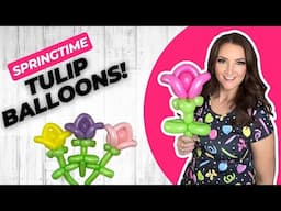 Easy Spring Flower Balloon Tutorial - Tulip Balloon Twisting Tutorial