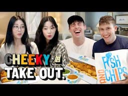 K-pop Stars try real Fish & Chips for the first time! ft. LE SSERAFIM