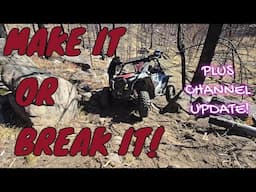 Polaris Rzr on axle breaker hill, Plus new updates on channel!