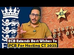 ECB extends best wishes to Pakistan for hosting ICC Champions Trophy 🏴󠁧󠁢󠁥󠁮󠁧󠁿🤝🇵🇰