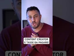 COME PAGANO LE TASSE I CONTENT CREATORS?