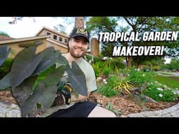 Tropical Garden Makeover using Native Plants & Exotics! Zone 9, Houston, Texas