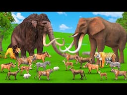 Prehistoric Mammals vs ARBS Prehistoric Animals vs ARK Dinosaur vs Woolly Mammoth Animal Epic Battle