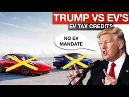 Trump vs Tesla - What The EV Mandate Means After Election - EV Tax Credits Dead?!?!