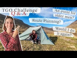 Answering YOUR Questions on THE GREAT OUTDOORS Challenge: route planning, my experience and more...