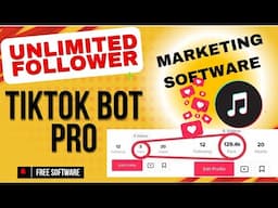 How to grow Tiktok account ll Promote Tiktok account with software ll Tiktok bot pro