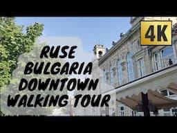 Ruse, Bulgaria [4K] Walking Tour - Alexandrovska Street