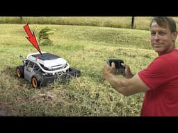 REMOTE CONTROL LAWN MOWER!! This is FUN!!! Mowrator