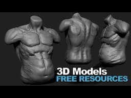 Creating and Sharing Free 3D Models for Artists - Sculpting a Torso