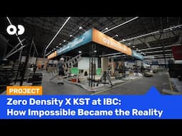 Setting up 3 Live Production Studios and 4 Demopods in 5 day | IBC Show x Zero Density and KST Booth