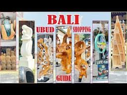 Ubud, Bali Shopping Street, Home Furniture, Decorative Item, Wooden Decor