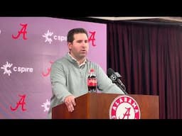 Alabama OC Nick Sheridan Press Conference | Auburn Week