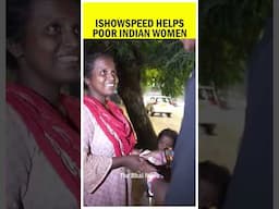 Ishowspeed helps POOR INDIAN Women *EMOTIONAL* | #shorts | The Bhai News