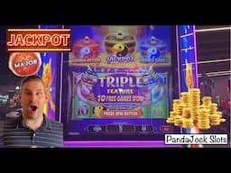 All pots burst for a JACKPOT HANDPAY! On Dragon’s Law Fortune Pots