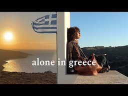 An intentional and balanced week living alone on a greek island