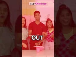 Cup & Paper Challenge | Fun Games Challenge #shorts | DIY Queen