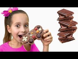 Sofia and Max made a chocolate challenge! Collection of the best videos for children!