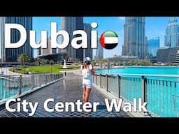 Most Expensive Street of Dubai | Burj Khalifa | Walking Tour 4K