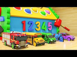 Count numbers and sing songs - Finger Family + Wheels on the Bus - Baby Nursery Rhymes & Kids Songs