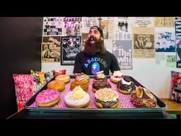 ONLY 13 MINUTES TO BEAT THE CURRENT CHAMP...THE DIRTY THIRTY DONUT CHALLENGE! | BeardMeatsFood