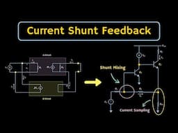 Current Shunt Feedback Amplifier Explained | Feedback Amplifier