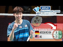 Hebat! Ng Tze Yong (MAS) vs MAX WEISSKIRCHEN (GER) | HYLO Open 2023