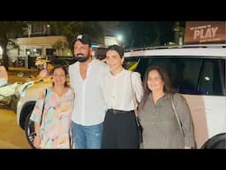 The Girl Who Made India Proud In Busan Karishma Tanna with Fam for dinner