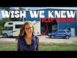 The TRUTH About Flat Towing a Car Behind an RV (Best Flat Tow Option)