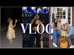 SAHM VLOG: Halloween + my workout split and diet + baking with sutt + back to a routine