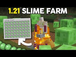 NEW Slime XP Farm Minecraft 1.21 [JAVA + BEDROCK]