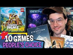 10 Board Games Being Played NOW - "People's Choice" Board Game Picks!