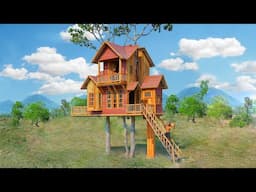 Built the most amazing treehouse with swimming pool