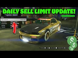 New DAILY SELL LIMIT UPDATE in GTA 5 Online..