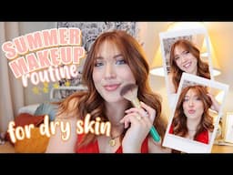 SUMMER MAKEUP ROUTINE 2021 - Glowing Summer Makeup for Dry Skin | Cicily Boone