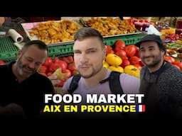 I Tried Every Food in Aix En Provence Food Market | Provence Cuisine